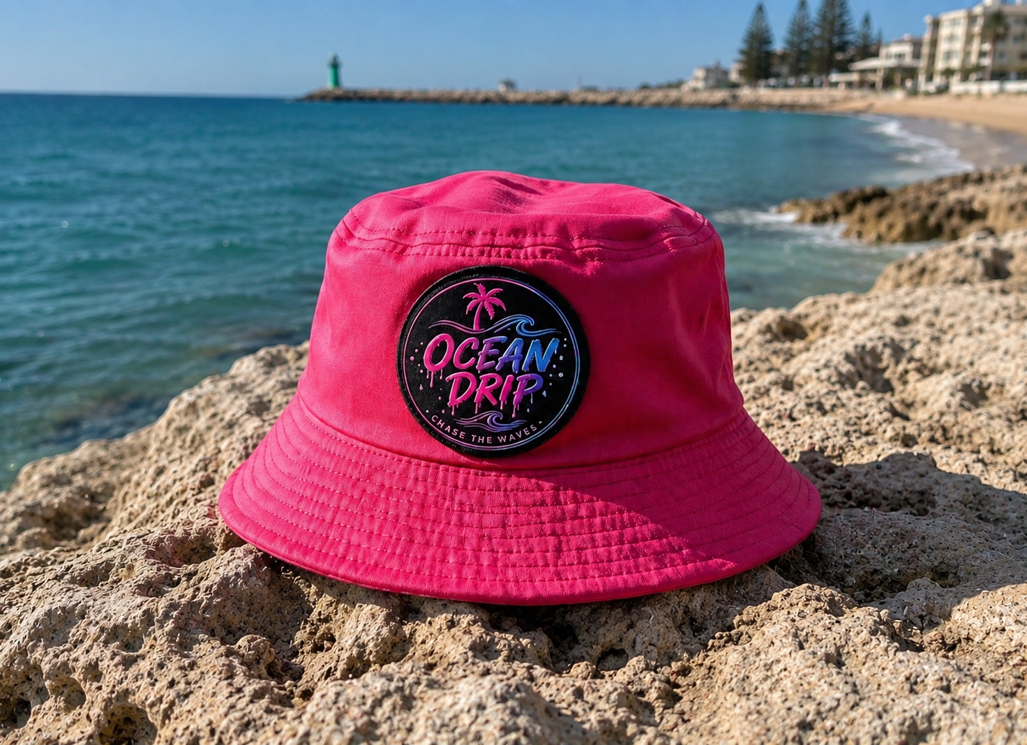Ocean Drip Bucket Hat