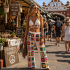 Sunset Markets Crochet Top & Pant Set