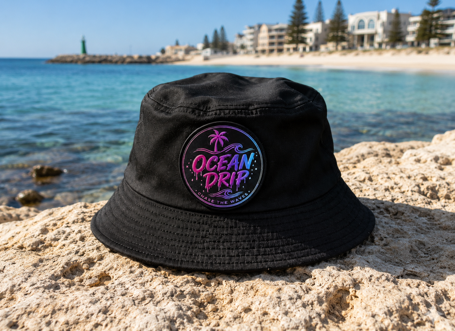 Ocean Drip Bucket Hat