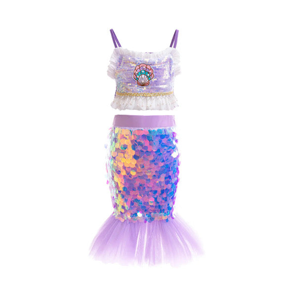 Mermaid Top & Skirt Set