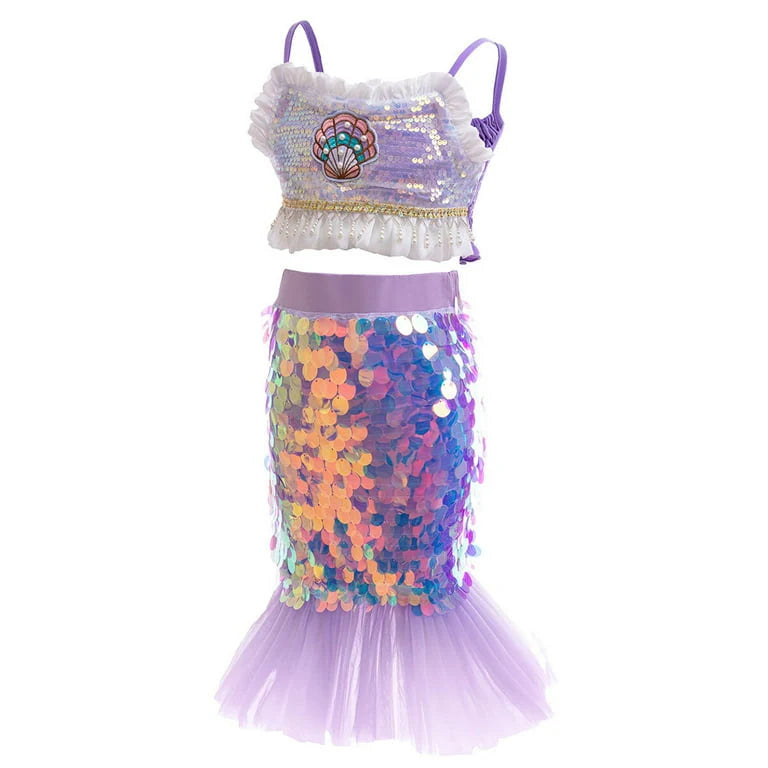 Mermaid Top & Skirt Set