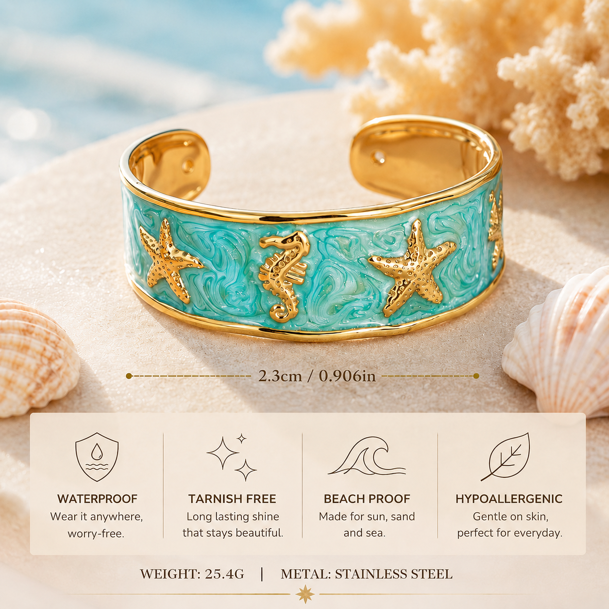 ocean treasure cuff