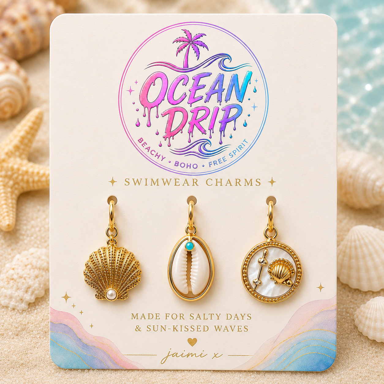 swimwear charms