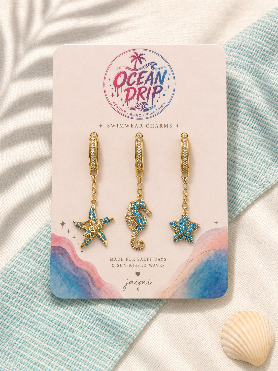 Ocean Treasures Swimwear Charm Set